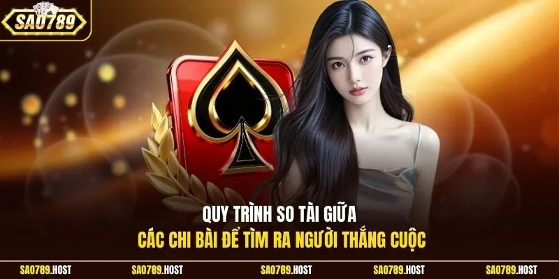 Quy trình so tài giữa các chi bài để tìm ra người thắng cuộc